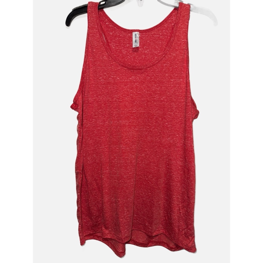 JERZEES -Women's Red Racerback Tank Top Size Large - Picture 4 of 10